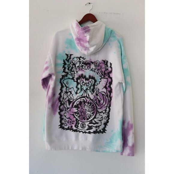 Channel 5 Unisex Large Multi-Color Pullover Hoodie Sweater Tie-Dye 2022 Shirt - Picture 7 of 8